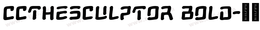 CCTheSculptor Bold字体转换